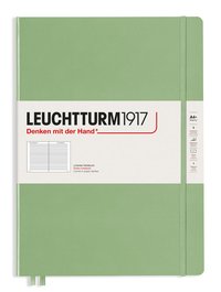 Anteckningsbok Leuchtturm1917 A4+ slim linjerad salviagrön