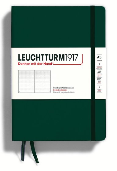 Anteckningsbok A5 Leuchtturm1917 dotted Forest Green 1
