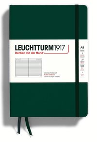 Anteckningsbok A5 Leuchtturm1917 linjerad Forest Green