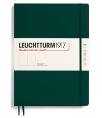 Anteckningsbok A4+ Leuchtturm1917 slim olinjerad Forest Green