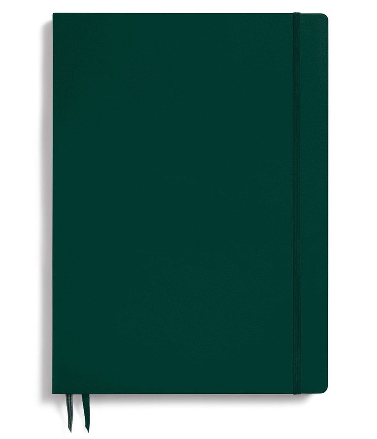 Anteckningsbok A4+ Leuchtturm1917 slim olinjerad Forest Green, Övrigt