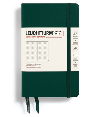 Anteckningsbok A6 Leuchtturm1917 dotted Forest Green 1
