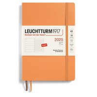 Kalender 2025 A5 Vecka/Sida notes soft Apricot