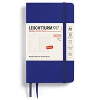 Kalender 2025 A6 Vecka/Sida note soft Ink