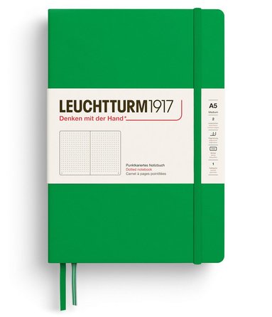 Anteckningsbok A5 Leuchtturm1917 dotted Spring leaf 1