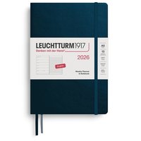 Kalender 2026 A5 Weekly Planner & Notebook Deep Sea 