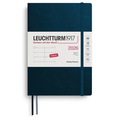 Kalender 2026 A5 Weekly Planner 2026 Soft Deep Sea 
