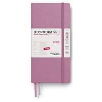 Kalender 2026 Weekly Planner & Notebook Dotted Wallet Dusty Rose