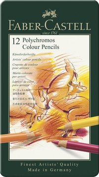 Färgpenna Polychromos 12 färger