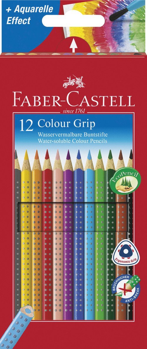 Akvarellpenna Colour Grip 2001 12 färger 1