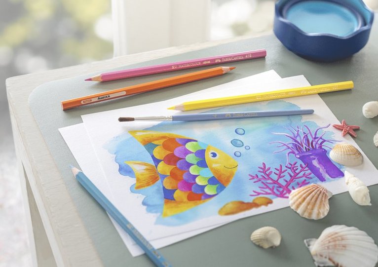 Akvarellpenna Faber-Castell 12 färger, Övrigt