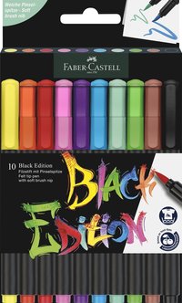 Penselpenna Black Edition set 10-pack