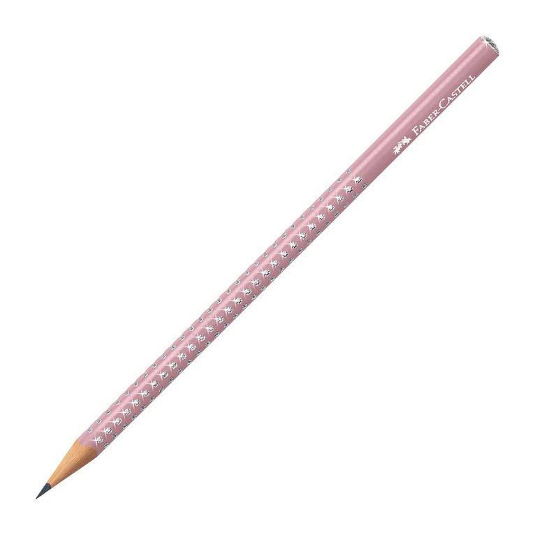 Blyertspenna B Faber-Castell Sparkle Pearl ljusrosa, Övrigt