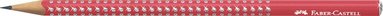 Blyertspenna Faber-Castell Sparkle röd