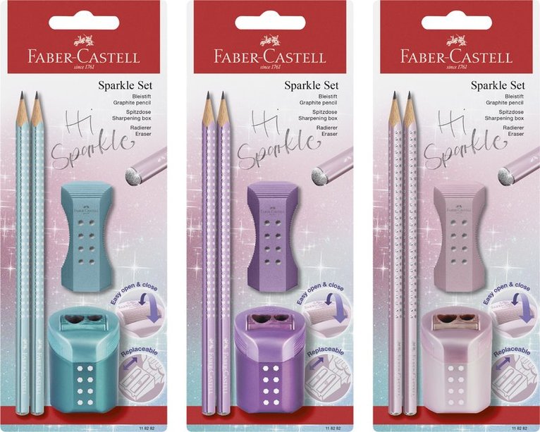 Skolset Faber-Castell Sparkle Cosmic, Övrigt