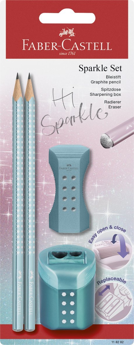 Skolset Faber-Castell Sparkle Cosmic, Övrigt