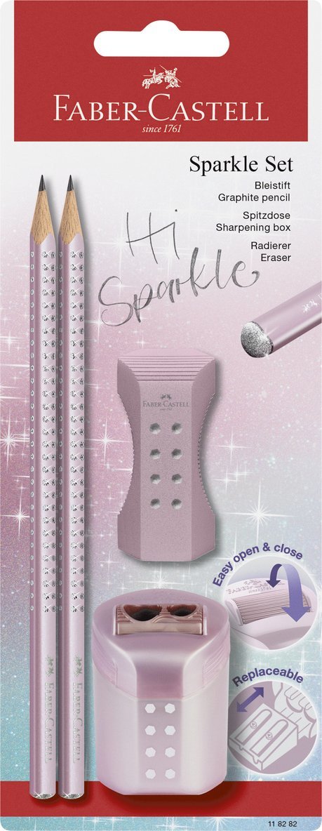 Skolset Faber-Castell Sparkle Cosmic, Övrigt