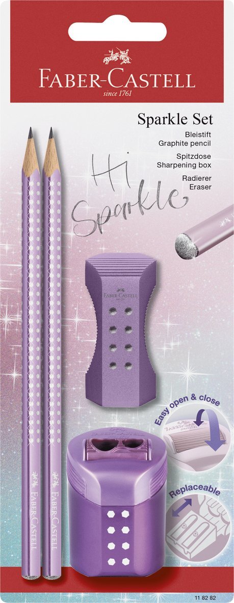 Skolset Faber-Castell Sparkle Cosmic, Övrigt