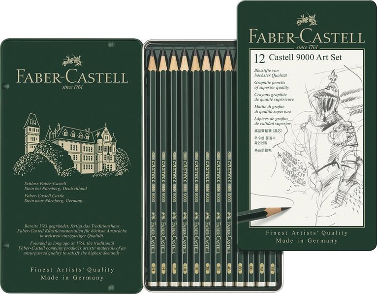 Blyertspenna Castell 9000 12-pack 1