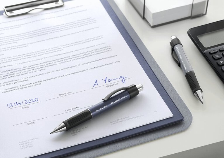 Kulspetspenna Faber-Castell Grip Plus Blå, Övrigt