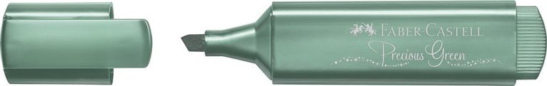Överstrykningspenna Faber-Castell Textliner 46 Metallic grön, Övrigt