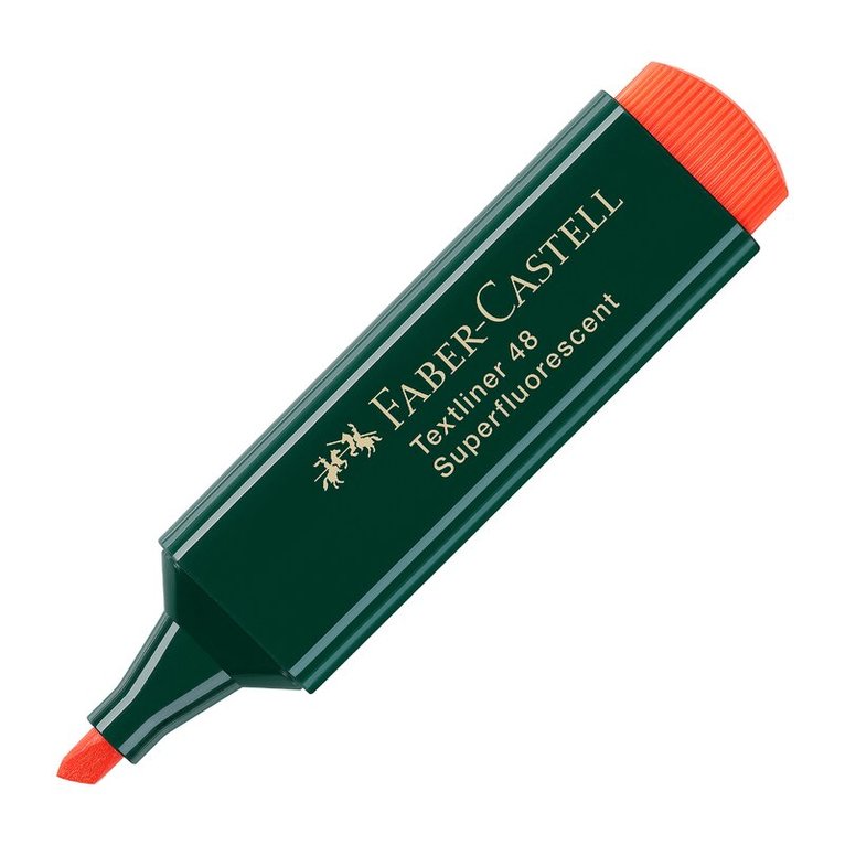 Överstrykningspenna Faber-Castell Textliner 48 orange, Övrigt. Tillgänglighet: Lägg i varukorg