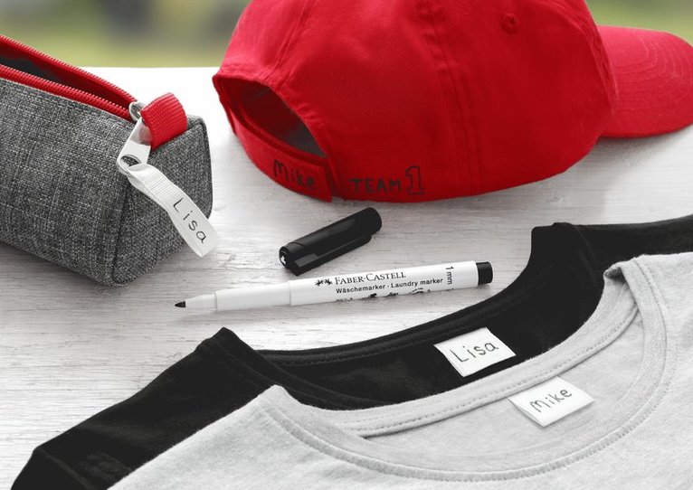 Tvättpenna textil rund spets svart, Övrigt