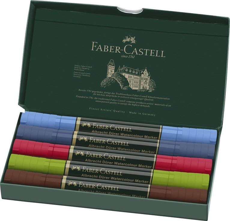 Markerpenna Faber-Castell Albrecht Dürer Watercolour 5 färger, Övrigt