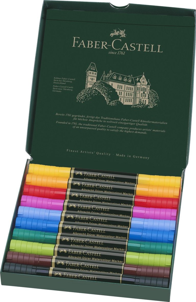 Markerpenna Faber-Castell Albrecht Dürer Watercolour 10 färger, Övrigt