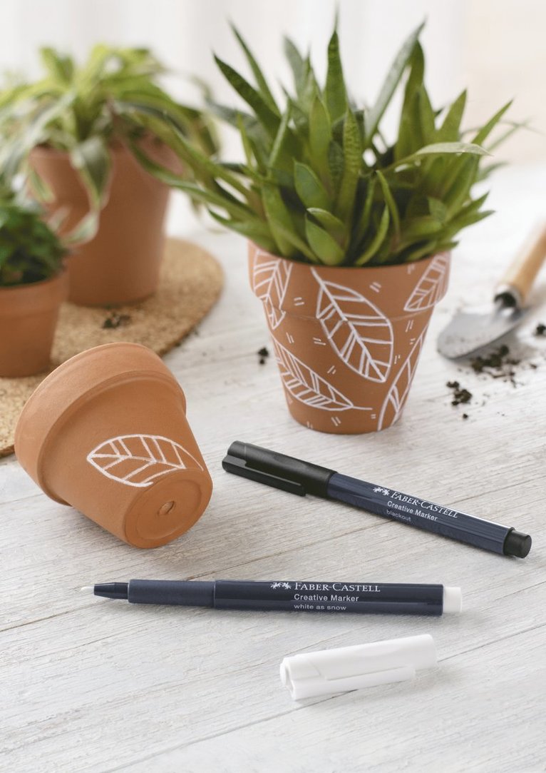 Märkpenna Faber-Castell Creative Marker - White as snow, Övrigt
