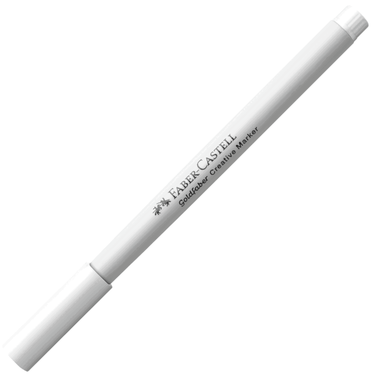 Kalligrafipenna Faber-Castell Goldfaber Creative Marker - 501 White as snow, Övrigt