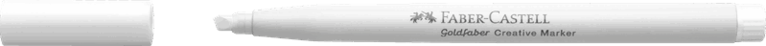 Kalligrafipenna Faber-Castell Goldfaber Creative Marker - 501 White as snow, Övrigt