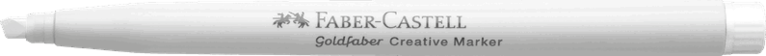 Kalligrafipenna Faber-Castell Goldfaber Creative Marker - 501 White as snow, Övrigt