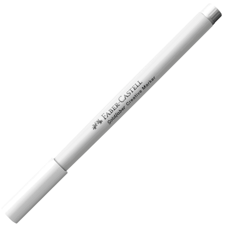 Tuschpenna Faber-Castell Goldfaber Creative Marker Brush - 501 White as snow, Övrigt