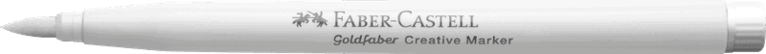 Tuschpenna Faber-Castell Goldfaber Creative Marker Brush - 501 White as snow, Övrigt