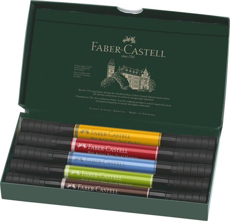 Tuschpenna Faber-Castell Pitt Artist Pen Dual Marker 5-pack, Övrigt