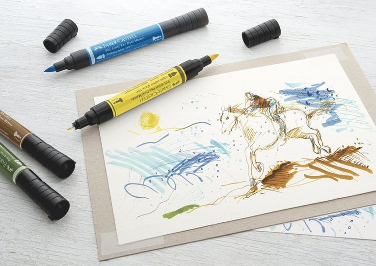 Tuschpenna Faber-Castell Pitt Artist Pen Dual Marker 5-pack, Övrigt