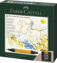 Tuschpenna Faber-Castell Pitt Artist Pen Dual Marker 10-pack