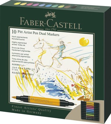 Tuschpenna Faber-Castell Pitt Artist Pen Dual Marker 10-pack 1