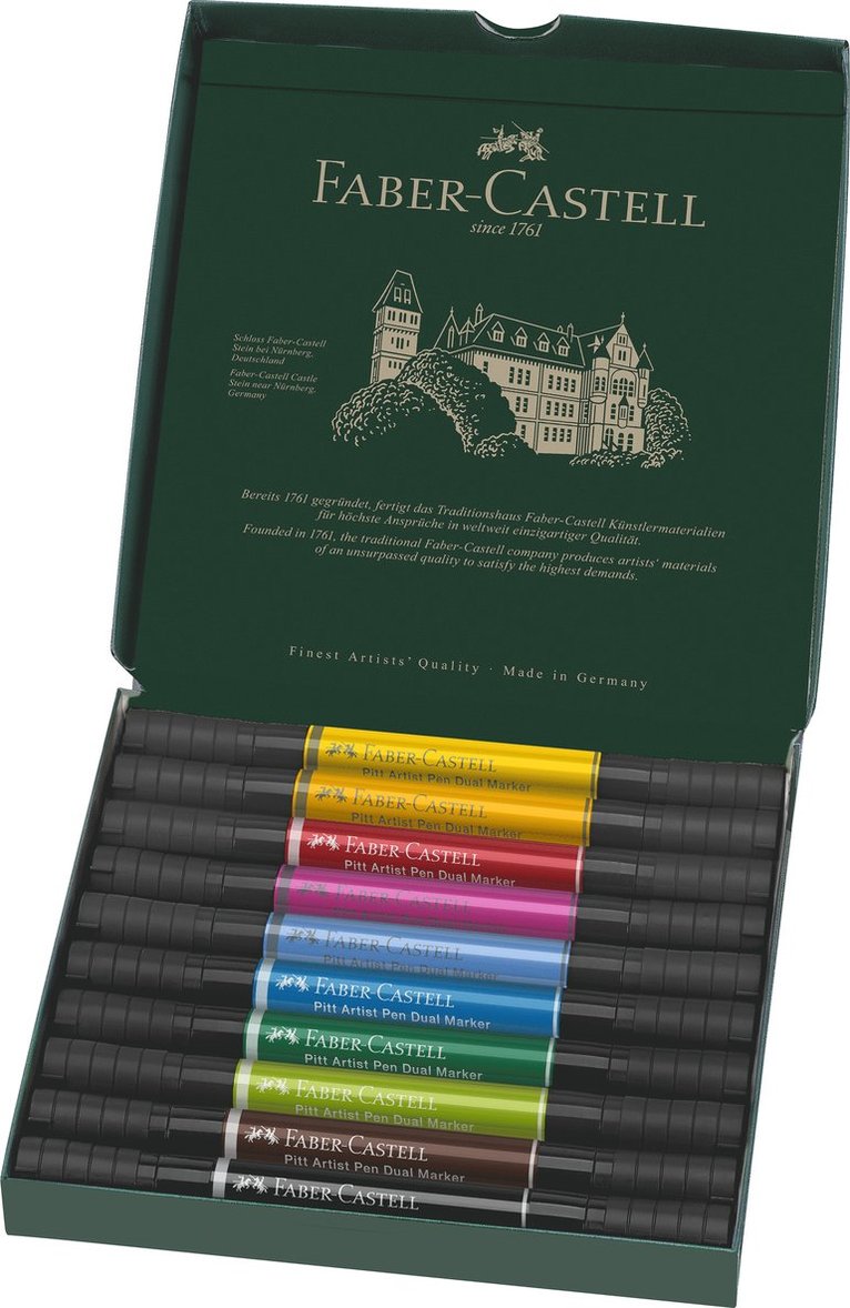 Tuschpenna Faber-Castell Pitt Artist Pen Dual Marker 10-pack, Övrigt