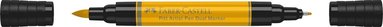 Tuschpenna Faber-Castell Pitt Artist Pen Dual Marker 109. Dark chrome yellow