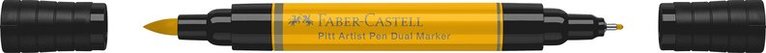 Tuschpenna Faber-Castell Pitt Artist Pen Dual Marker 109. Dark chrome yellow 1