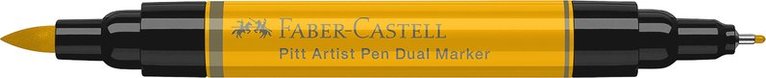 Tuschpenna Faber-Castell Pitt Artist Pen Dual Marker 109 - Dark chrome yellow, Övrigt