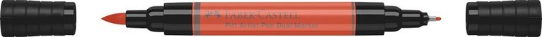 Tuschpenna Faber-Castell Pitt Artist Pen Dual Marker 118. Scarlet red 1