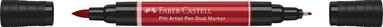 Tuschpenna Faber-Castell Pitt Artist Pen Dual Marker 219. Deep scarlet red 1