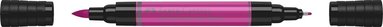 Tuschpenna Faber-Castell Pitt Artist Pen Dual Marker 125. Middle purple pink 1