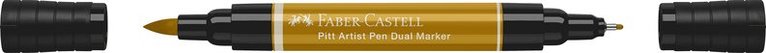 Tuschpenna Faber-Castell Pitt Artist Pen Dual Marker 268. Green gold 1