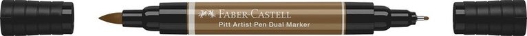 Tuschpenna Faber-Castell Pitt Artist Pen Dual Marker 180. Raw umber 1