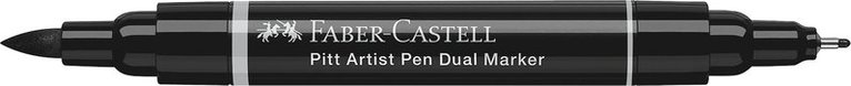 Tuschpenna Faber-Castell Pitt Artist Pen Dual Marker 199 - Black, Övrigt
