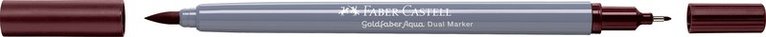 Tuschpenna Faber-Castell Goldfaber Aqua Dual Marker 263. Caput mortuum violet 1